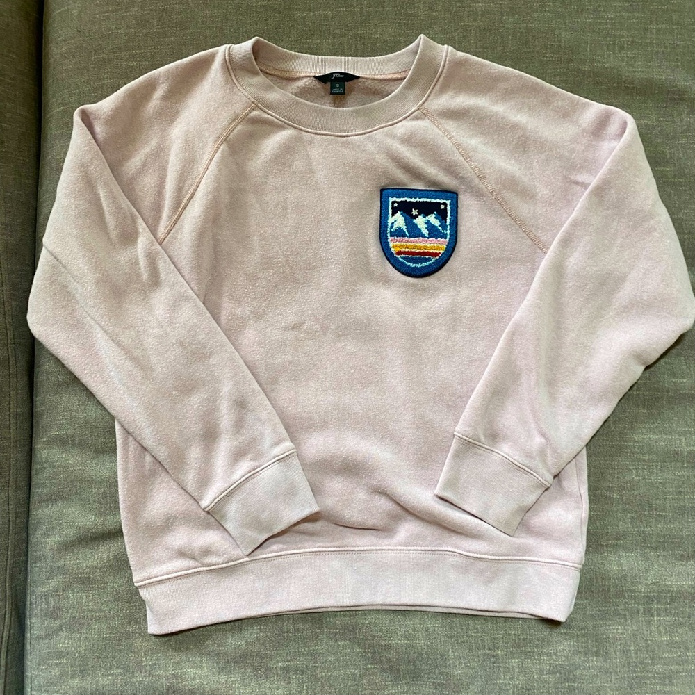 J. Crew super soft women’s crew neck sweatshirt. Size small.